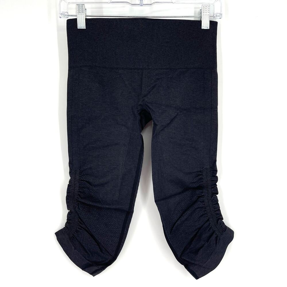 Lululemon In The Flow Crop Gray Size 6